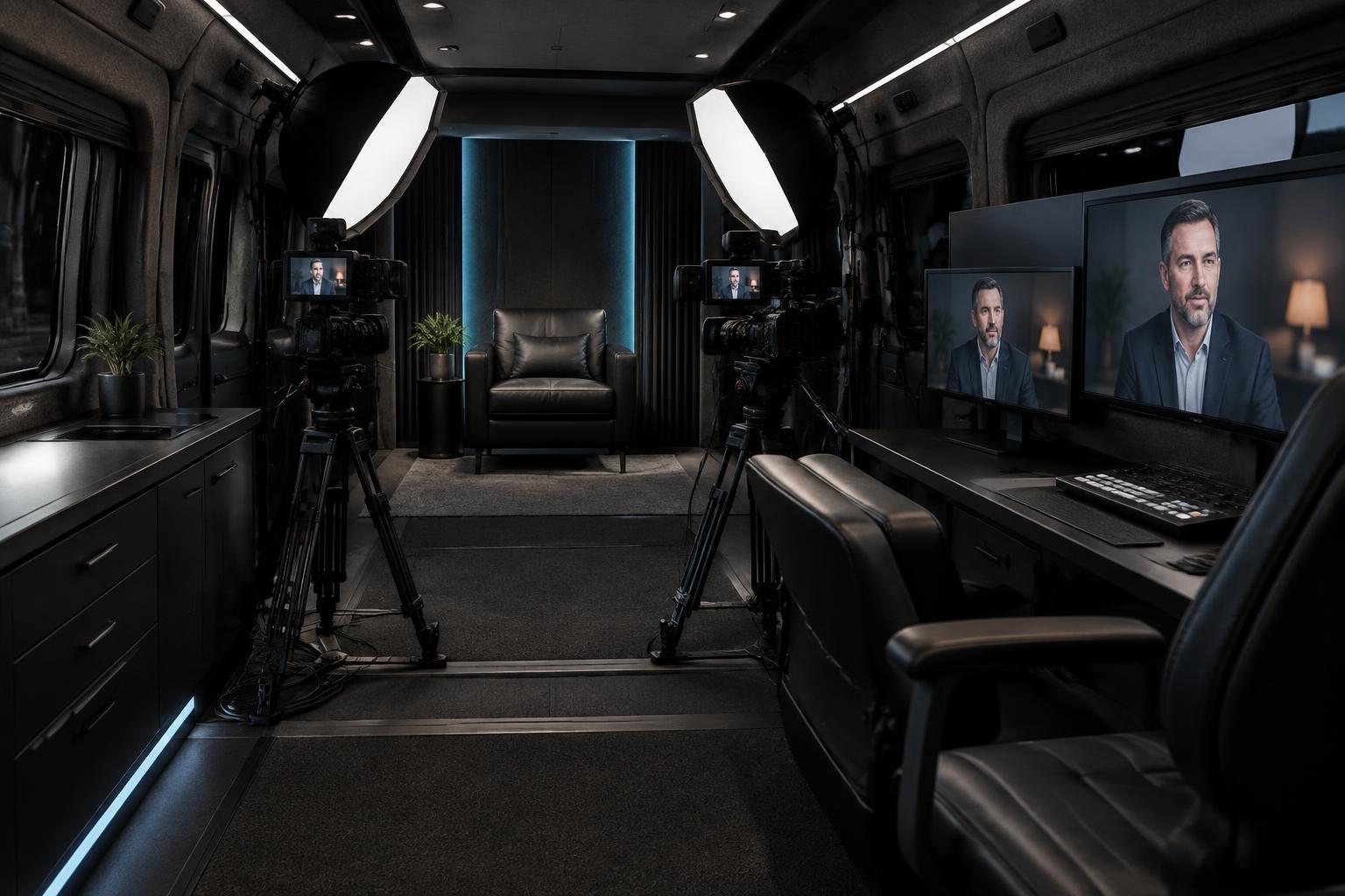 Interior of the CloneCraft mobile studio
